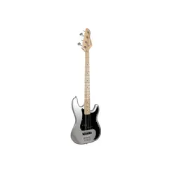 CONTRABAIXO 4C GIANNINI GP102 ESCALA MAPLE ESCUDO BLACK SV SILVER
