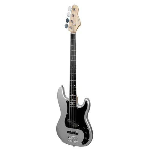 CONTRABAIXO 4C GIANNINI GP100 ESCUDO BLACK SV SILVER