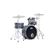 BATERIA D ONE  ROCKET DR20S SEM FERRAGENS SIS SILVER SATIN
