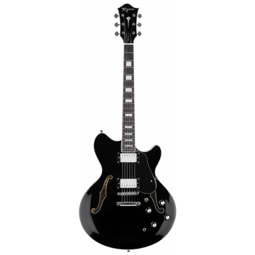 GUITARRA TAGIMA SEMI ACUSTICA C/CASE 2H ESCALA ESCURA BLUES 3600 BK