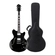 GUITARRA TAGIMA SEMI ACUSTICA C/CASE 2H ESCALA ESCURA BLUES 3600 BK