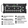 MESA MACKIE DL16SE 16 CANAIS DIGITAL EM RACK