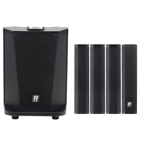 CAIXA AMPLIFICADA STANER TWS410 COLUNA E SUB 300W