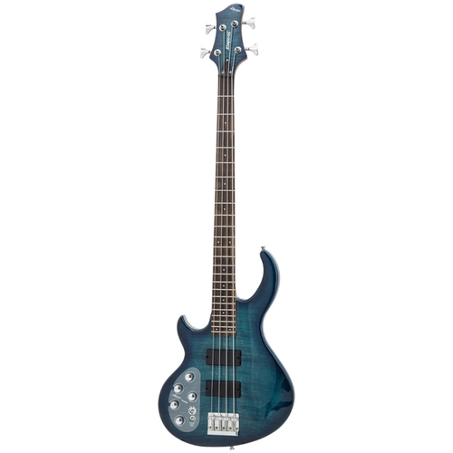CONTRABAIXO 4C STRINBERG HORIZON H4B TBL LH CANHOTO TRANSPARENT BLUE