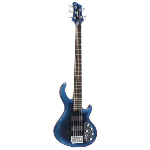 CONTRABAIXO 5C STRINBERG HORIZON H5B CBB CHAMALEON BLUE BURST