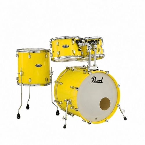 BATERIA PEARL TAMBOR DMP925SP DECADE 05 PCS SEM FERRAGEM 228 SOLID YELLOW