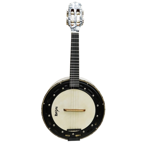 BANJO ROZINI RJ13 ELBPF COLOR LUXO ELETR BRANCO E PRETO FOSCO