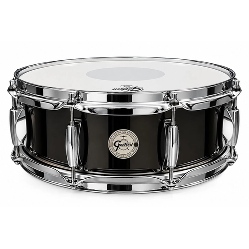CAIXA DE BATERIA GRETSCH S10514 FULL RANGE 14X5 BNS BLACK NICKEL OVER STEEL