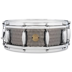 CAIXA DE BATERIA GRETSCH S10514 FULL RANGE 14X5 BSH HAMMERED BLACK STEEL