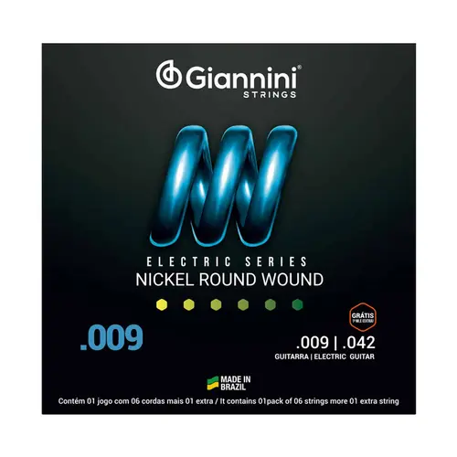 ENCORDOAMENTO GUITARRA GIANNINI GEEGST9 009-042