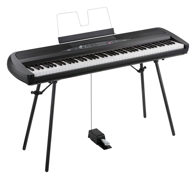 PIANO DIGITAL KORG SP 280 BK- PRETO 