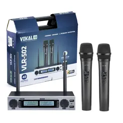 MICROFONE SEM FIO VOKAL VLR502 DUPLO