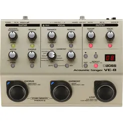 PEDALEIRA BOSS VE 8 ACOUSTIC SINGER