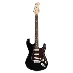 GUITARRA TAGIMA T 635 CLASSIC ESCALA ESCURA ESCUDO TORTOISE  BK - PRETA