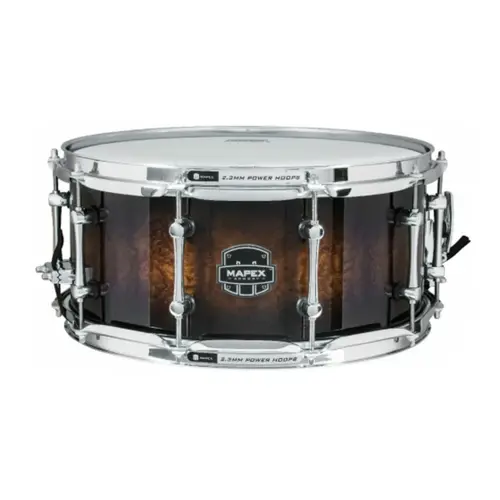 CAIXA DE BATERIA MAPEX ARBW4650RC ARMORY BIRCH/WALNUT  14X6,5 TK- TRANSPARENT BLACK