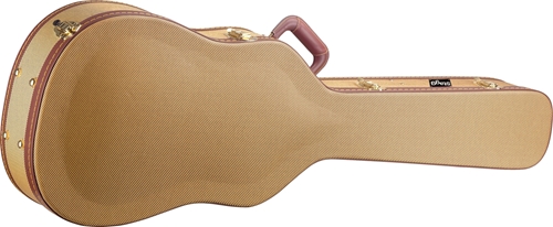 CASE GUITARRA STAGG VINTAGE LES PAUL TWEED GCX LP GD GOLD CASE