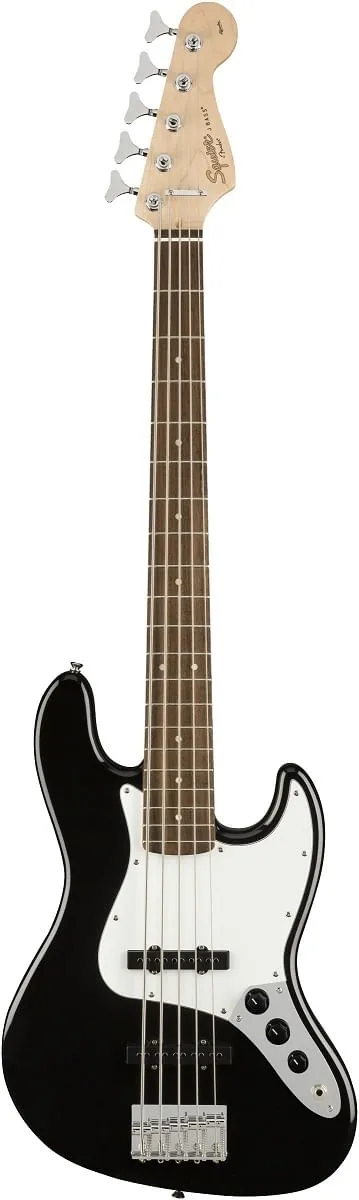 CONTRABAIXO 5C FENDER SQUIER AFFINITY J BASS V LR 506 - BLACK - CONTRABAIXO  5C FENDER SQUIER AFFINITY J BASS V LR 506 - BLACK - FENDER SQUIER